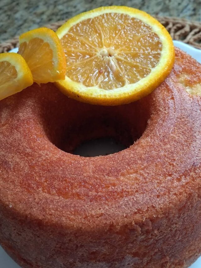 Bolo de Laranja na Airfryer em 3 Passos!