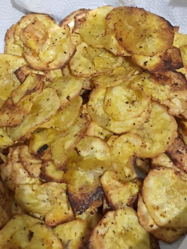 Chips de Banana na Airfryer: fácil e gostosa!